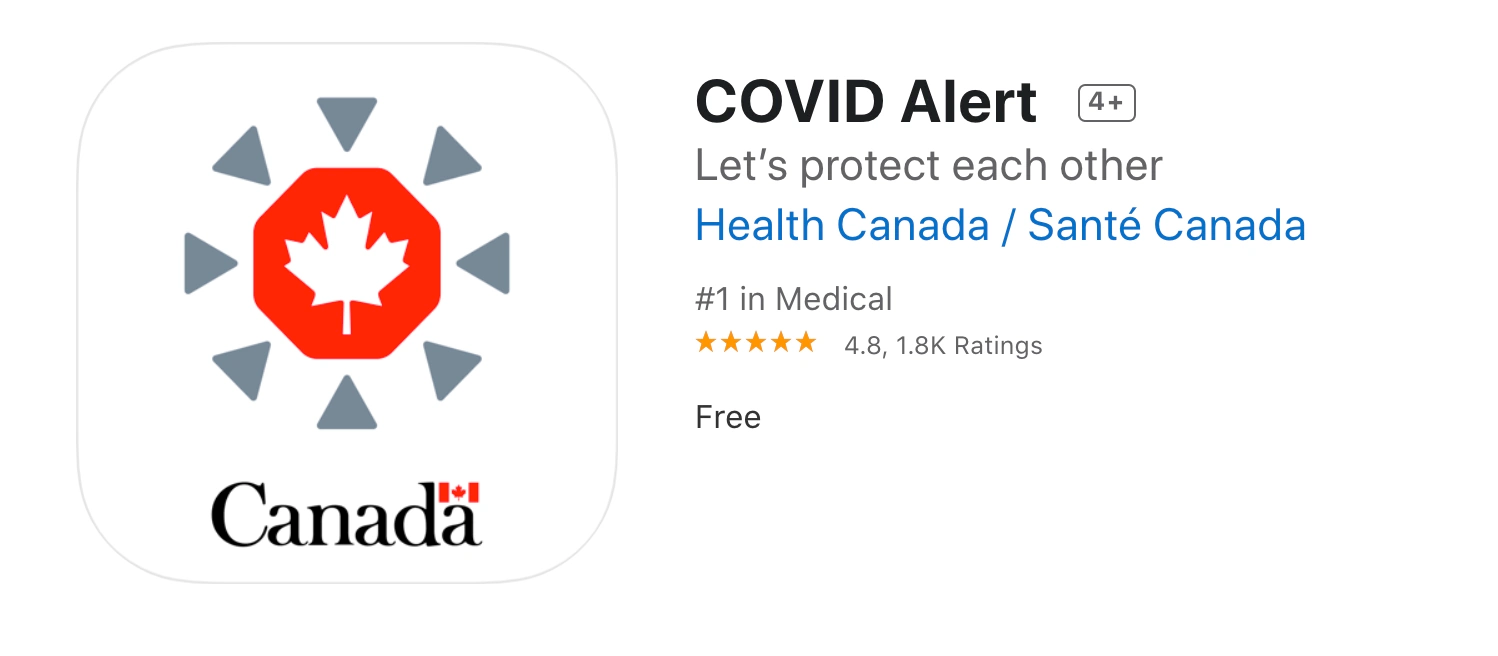 Canada COVID Alert App logo